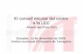 LEC - consell escolar centre - Tarragona