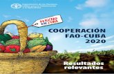 COOPERACIÓN FAO-CUBA 2020