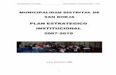 PLAN ESTRATEGICO INSTITUCIONAL 2007-2010