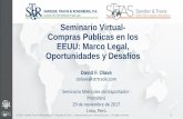 Seminario Virtual- Compras Publicas en los EEUU: Marco ...