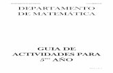 DEPARTAMENTO DE MATEMÁTICA C.U.E:1800672-00 …