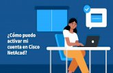 ¿Cómo puedo cuenta en Cisco NetAcad?