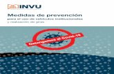 Medidas de prevención - INVU