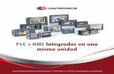 PLC+HMI Integrados en una misma unidad