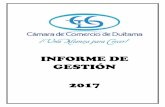 INFORME DE GESTIÓN 2017 - Cámara de Comercio de Duitama