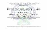 EFECTOS DEL CONSUMO DE ALCOHOL EN ESTUDIANTES DE ...