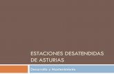 ESTACIONES DESATENDIDAS DE ASTURIAS