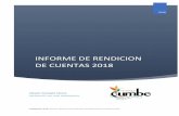 INFORME DE RENDICION DE CUENTAS 2018