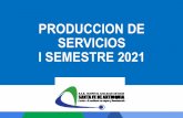PRODUCCION DE SERVICIOS I SEMESTRE 2021
