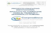 PROYECTO EDUCATIVO INSTITUCIONAL INSTITUTO DE …