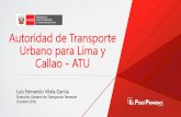 Autoridad de Transporte Urbano para Lima y Callao - ATU