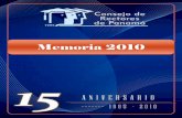 Memoria 2010 - Consejo