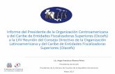 Informe del Presidente de la Organización Centroamericana ...