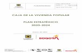 CAJA DE LA VIVIENDA POPULAR PLAN ESTRATÉGICO 2020-2024