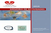 2019 MEMORIA DE ACTIVIDADES - Asociación Corazón y Vida