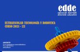 EXTRAESCOLAR TECNOLOGÍA Y ROBÓTICA CURSO 2021 - 22