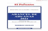 ARANCEL DE ADUANAS 2022 - mef.gob.pe