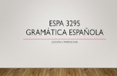 Espa 3295 gramática Española