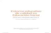 Entorno educativo de calidad en Educación Inicial
