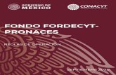 FONDO FORDECYT- PRONACES