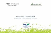 Declaración Ambiental 2016 Universitat Politècnica de València