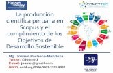 La producción científica peruana en Scopus y el ...