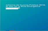 Informe de Cuenta Pública 2018: El año de la Ruta Energética