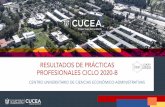 PROFESIONALES CICLO 2020-B RESULTADOS DE PRÁCTICAS