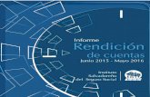 Informe de Rendición de Cuentas junio-2015-mayo 2016 ...