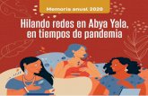 Memoria anual 2020 Hilando redes en Abya Yala, en tiempos ...