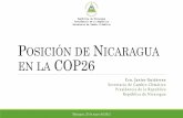 Posición de Nicaragua en la COP26