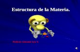 Unidad I: Estructura de la Materia. - El Carmen