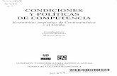 CONDICIONES Y POLÍTICAS DE COMPETENCIA