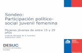 Sondeo: Participación político- social juvenil femenina