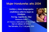 Mujer Hondureña: año 2004