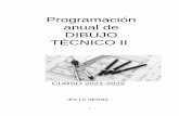 Programación anual de DIBUJO TÉCNICO II