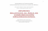 APUNTES RELATIVOS AL ÁREA DE COMUNICACIÓN ORGANIZACIONAL
