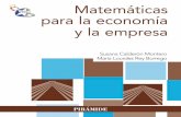 S. Calderón Montero M.ª L. Rey Borrego Matemáticas Y EMPRESA