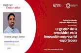 La gestión de la creatividad en la Ricardo Vargas Torres ...
