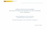 DIRECTRICES DE EXAMEN DE SOLICITUDES DE MODELOS DE ...