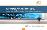 Informe de referencia de código cliente 2016