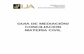 GUIA DE MEDIACIÓN/ CONCILIACION MATERIA CIVIL