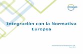 Integración con la Normativa Europea