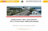 Informe de Gestión Al Concejo Municipal