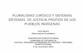 PLURALISMO JURÍDICO Y SISTEMAS SÍSTEMAS DE JUSTICIA ...