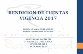 RENDICION DE CUENTAS VIGENCIA 2017