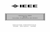 Memoria 2008 de la Sección Argentina del IEEE