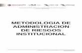 METODOLOGIA DE ADMINISTRACION DE RIESGOS INSTITUCIONAL