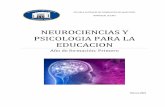 NEUROCIENCIAS Y PSICOLOGIA PARA LA EDUCACION
