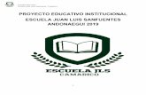 PROYECTO EDUCATIVO INSTITUCIONAL ESCUELA JUAN LUIS ...